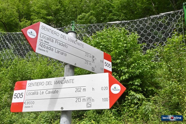 Inaugurato Il Tratto Lecco Abbadia Del Sentiero Del Viandante Presente